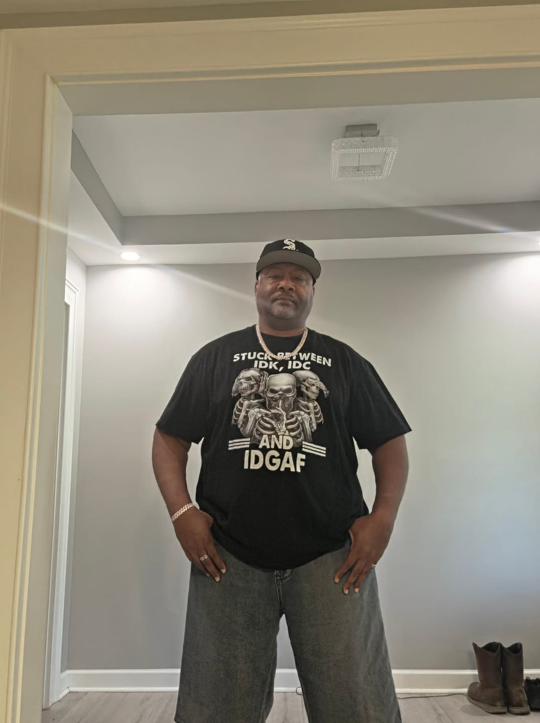 Customer photo review of 12mm Iced Prong Cuban Link Bracelet