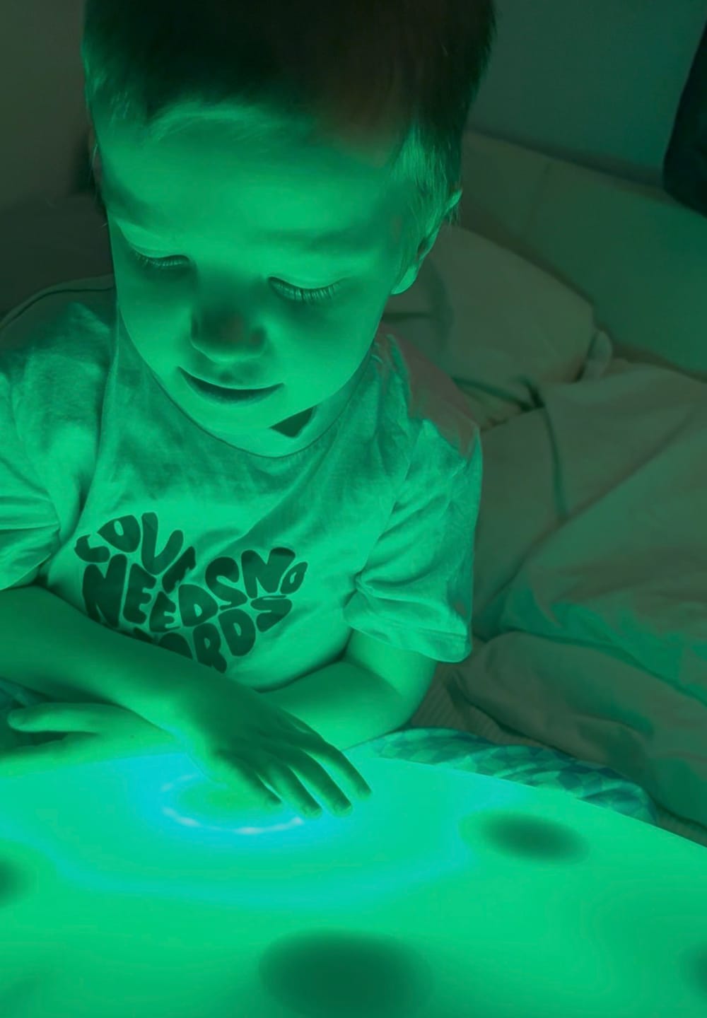 Customer photo review of Interactive LED Sensory Board