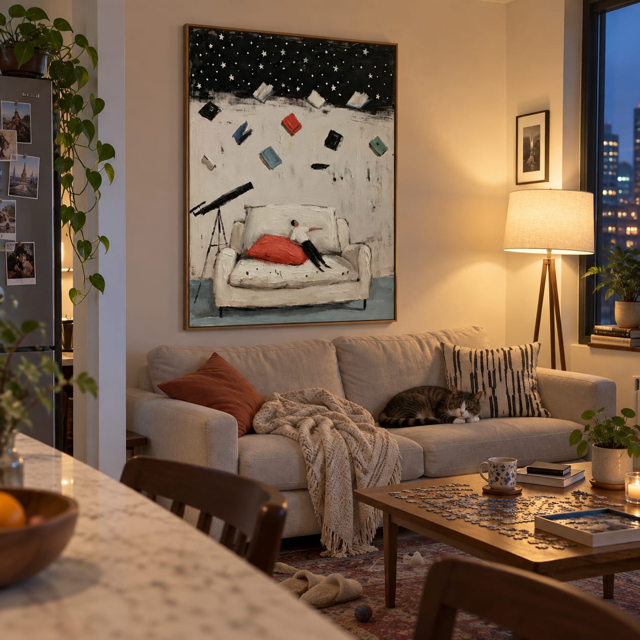 Customer photo review of Starry Reading Sofa