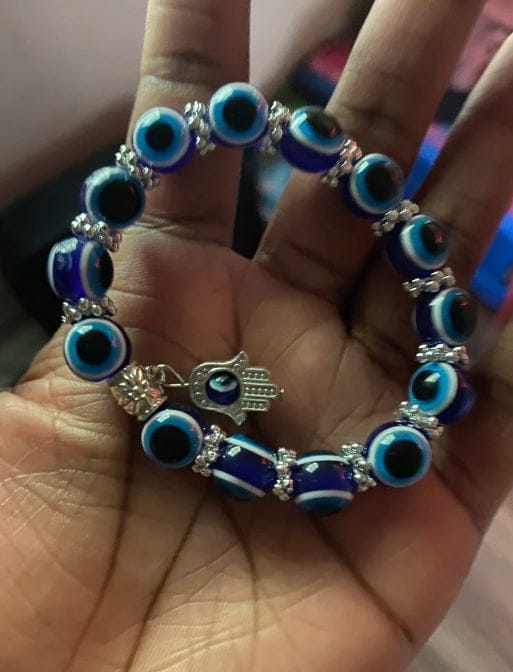 Customer photo review of FuAttract Protection Luck & Balance Hamsa Hand Evil Eye Charm Spiritual Bracelet
