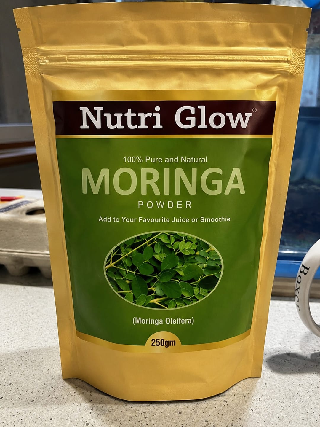 Customer photo review of Nutri Glow Organic Moringa Powder 250gms