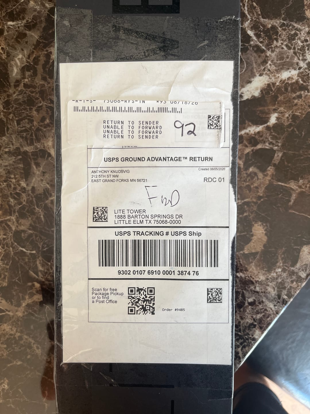 Customer photo review of LITE TOWER - MODERN STYLED LED CORNER LAMP