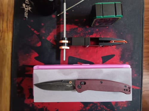 Customer photo review of Hapstone T2 Rotating Angled Knife Guide