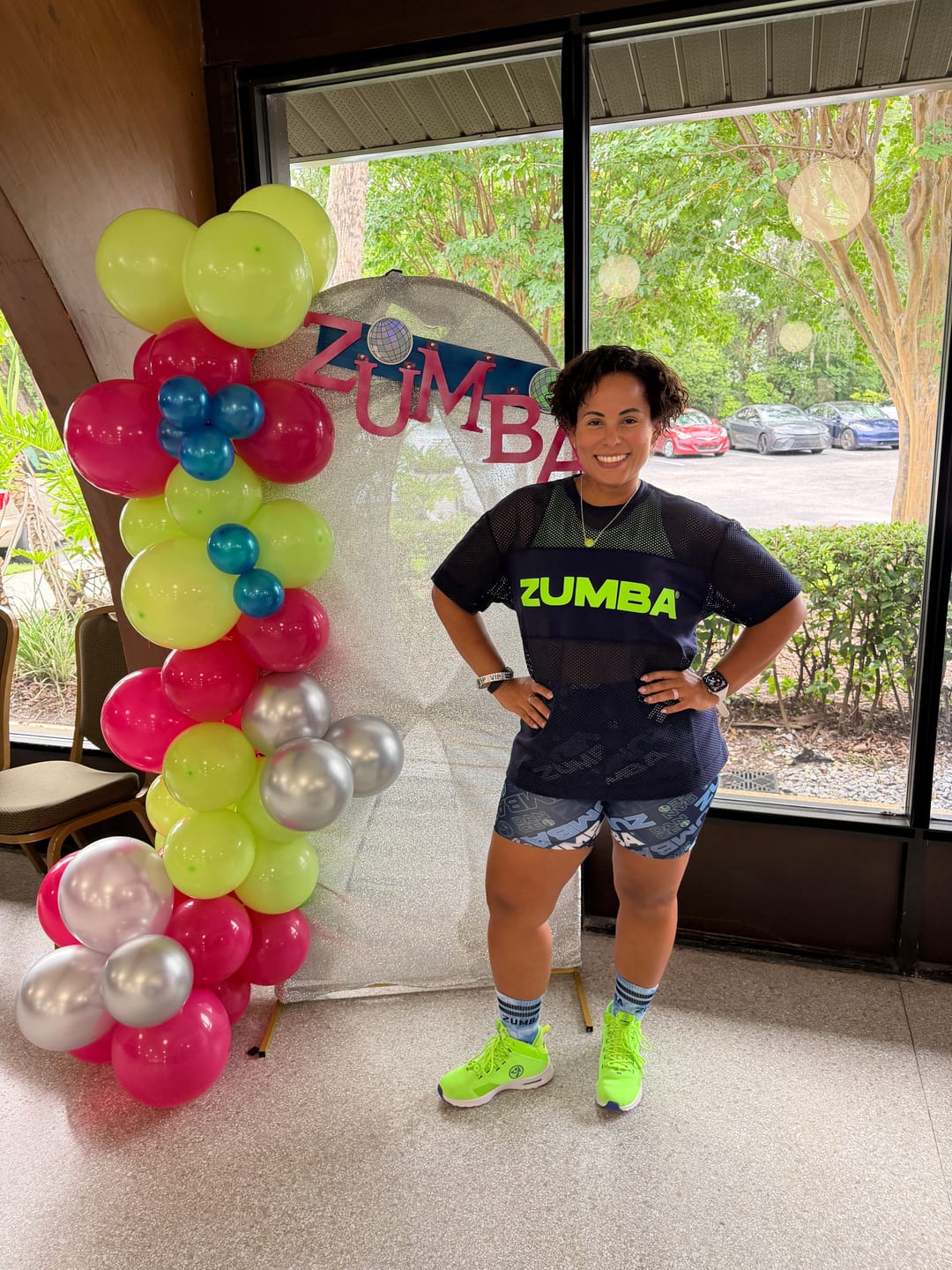 Customer photo review of Jean Jamz High Waisted Biker Shorts