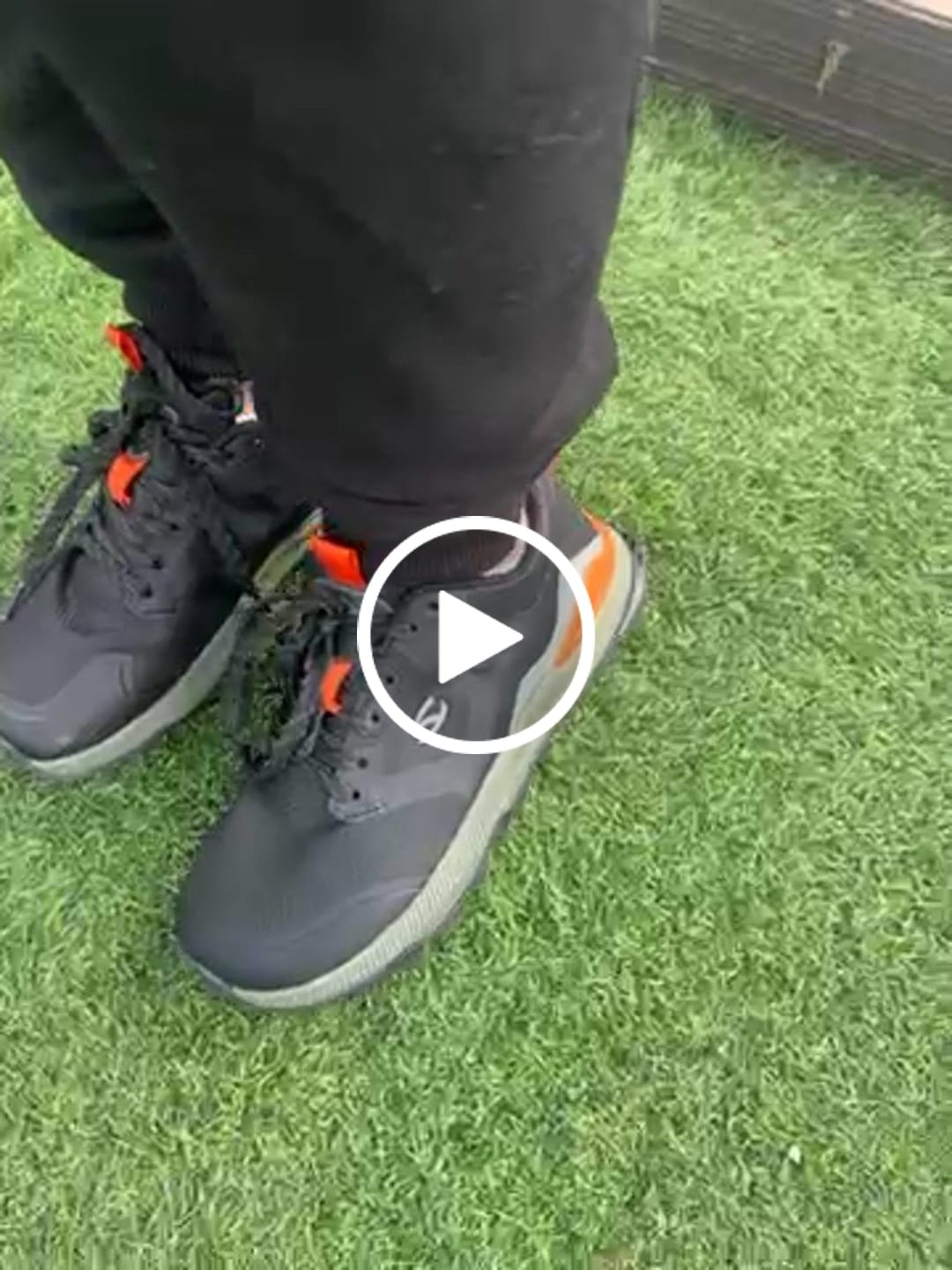 Customer video review of Aurora - Wide Toe Sneakers
