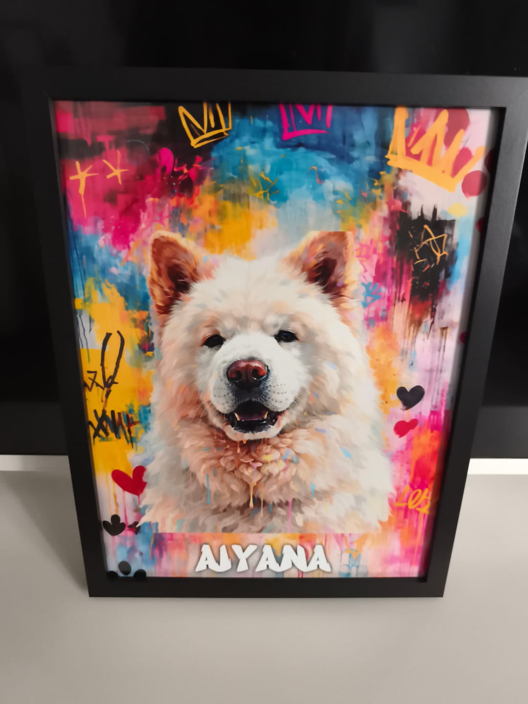 Customer photo review of Le graffiti - Poster personnalisé