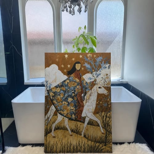 Customer photo review of Modern Folk Art ｜ Guardian of the Starry Meadow