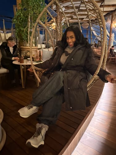 Customer photo review of Hooded Puffer