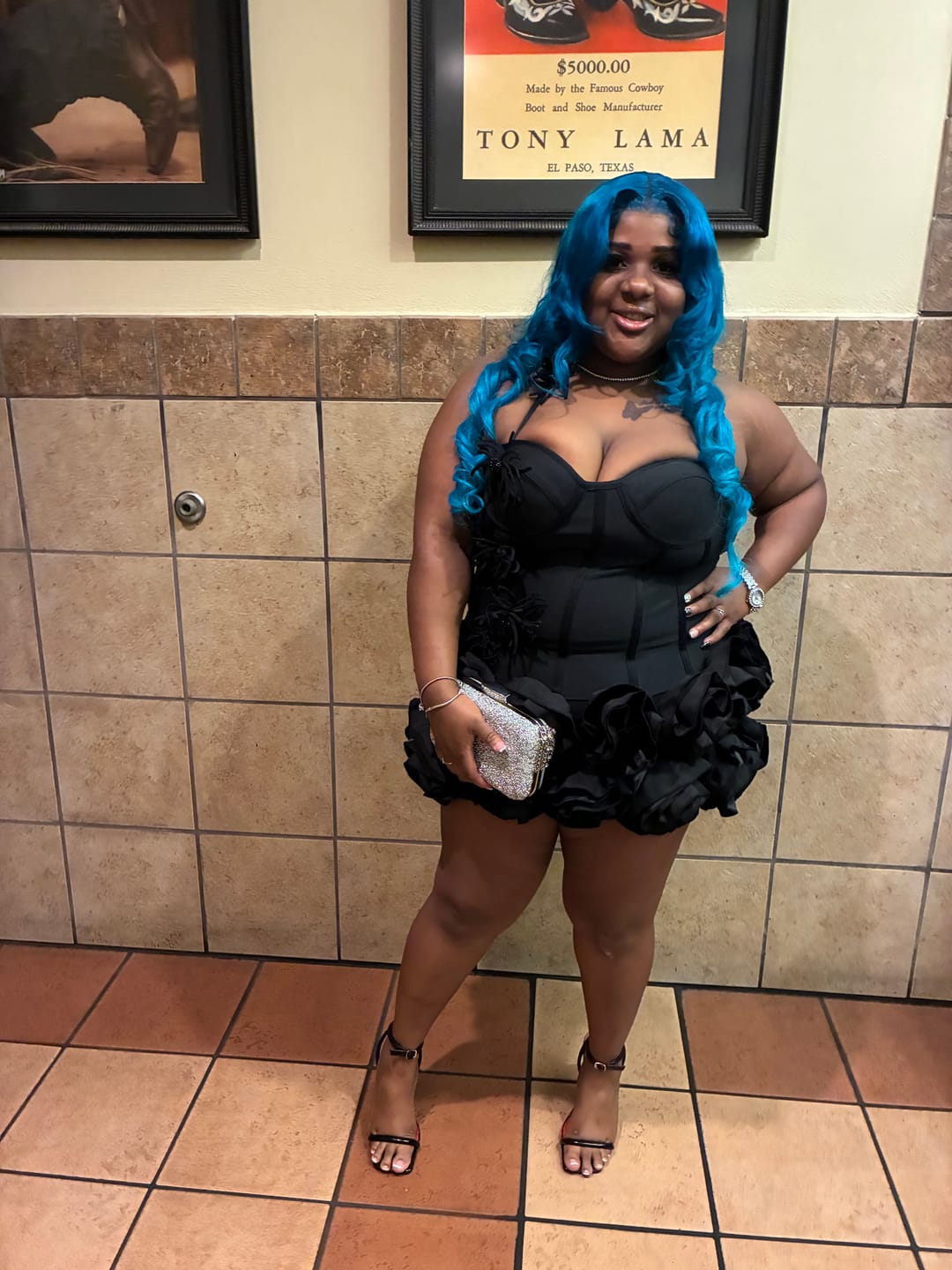 Customer photo review of Neveah Mini Dress