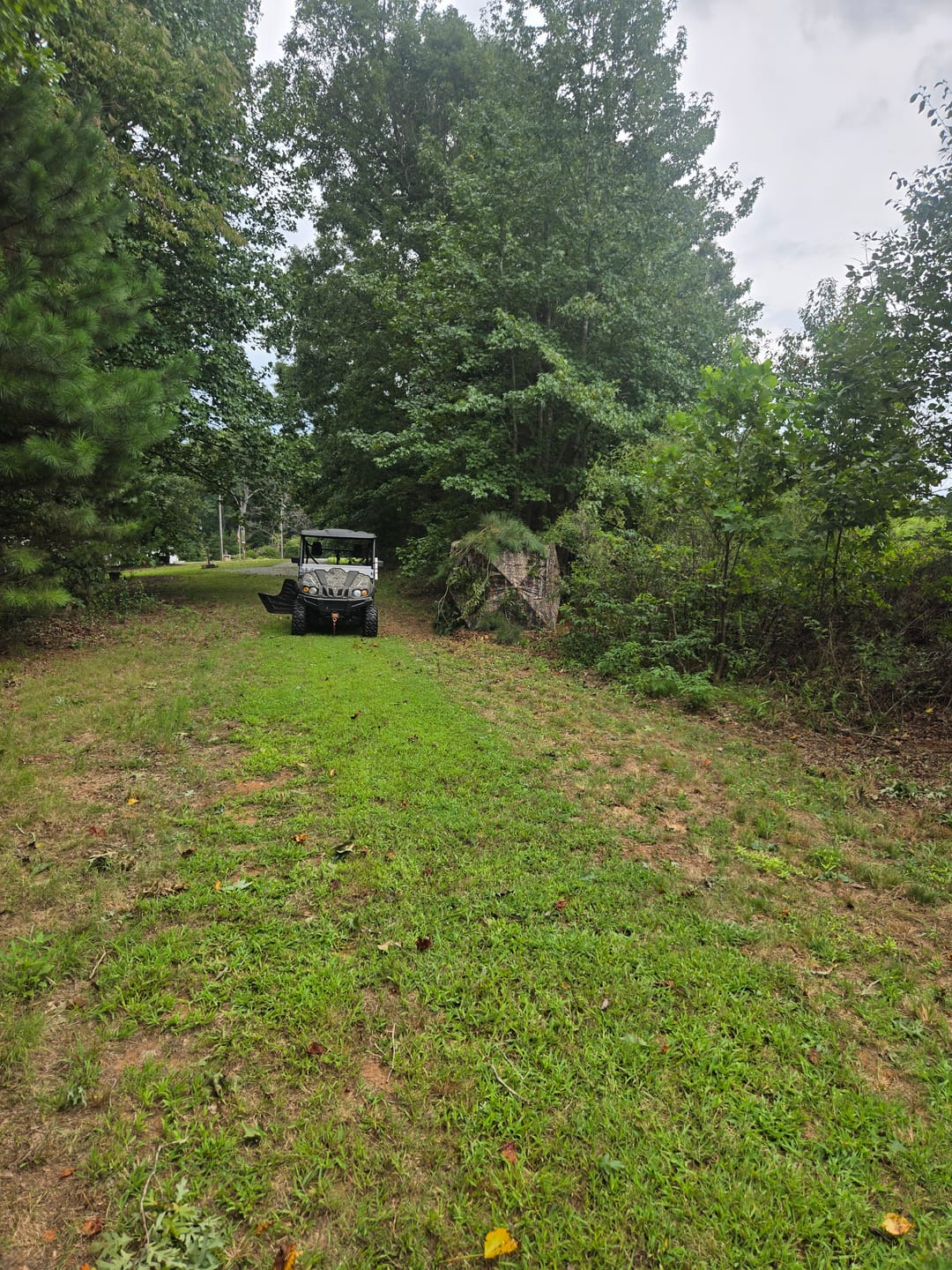 Customer photo review of VisTall 360 See-Through Ground Blind | 75-Inch 3 Person Pop Up Deer Blind with No-Trip Door | Portable Camo Hunting Blind with Blackout Curtain for Whitetail Deer Hunting