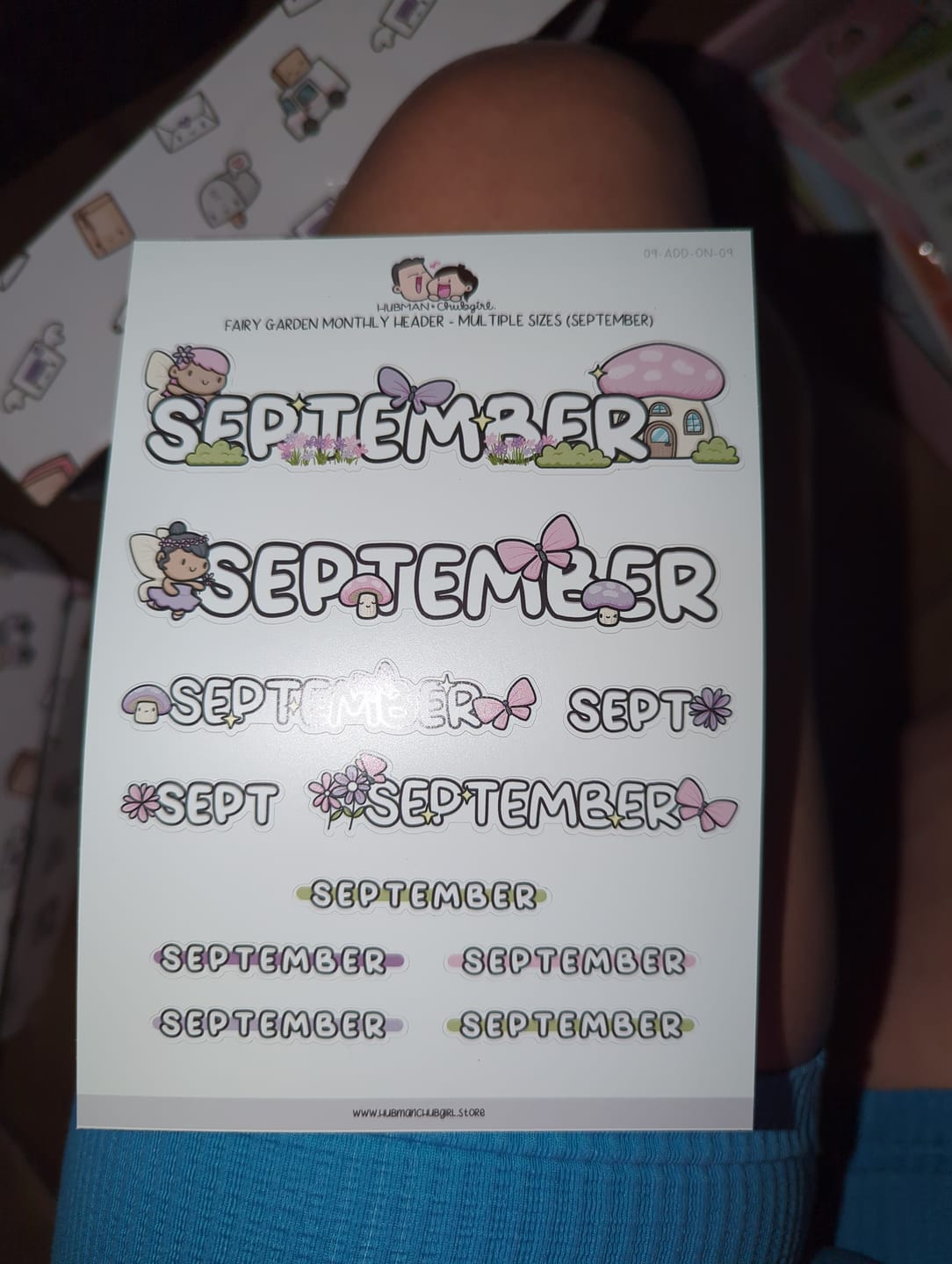 Customer photo review of Fairy Garden Monthly Header - Multiple Sizes