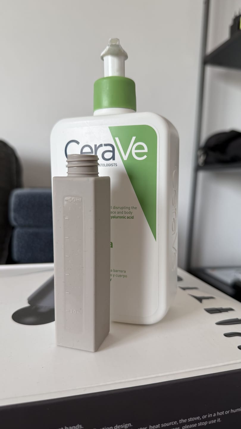 Customer photo review of Reusable Travel Bottles