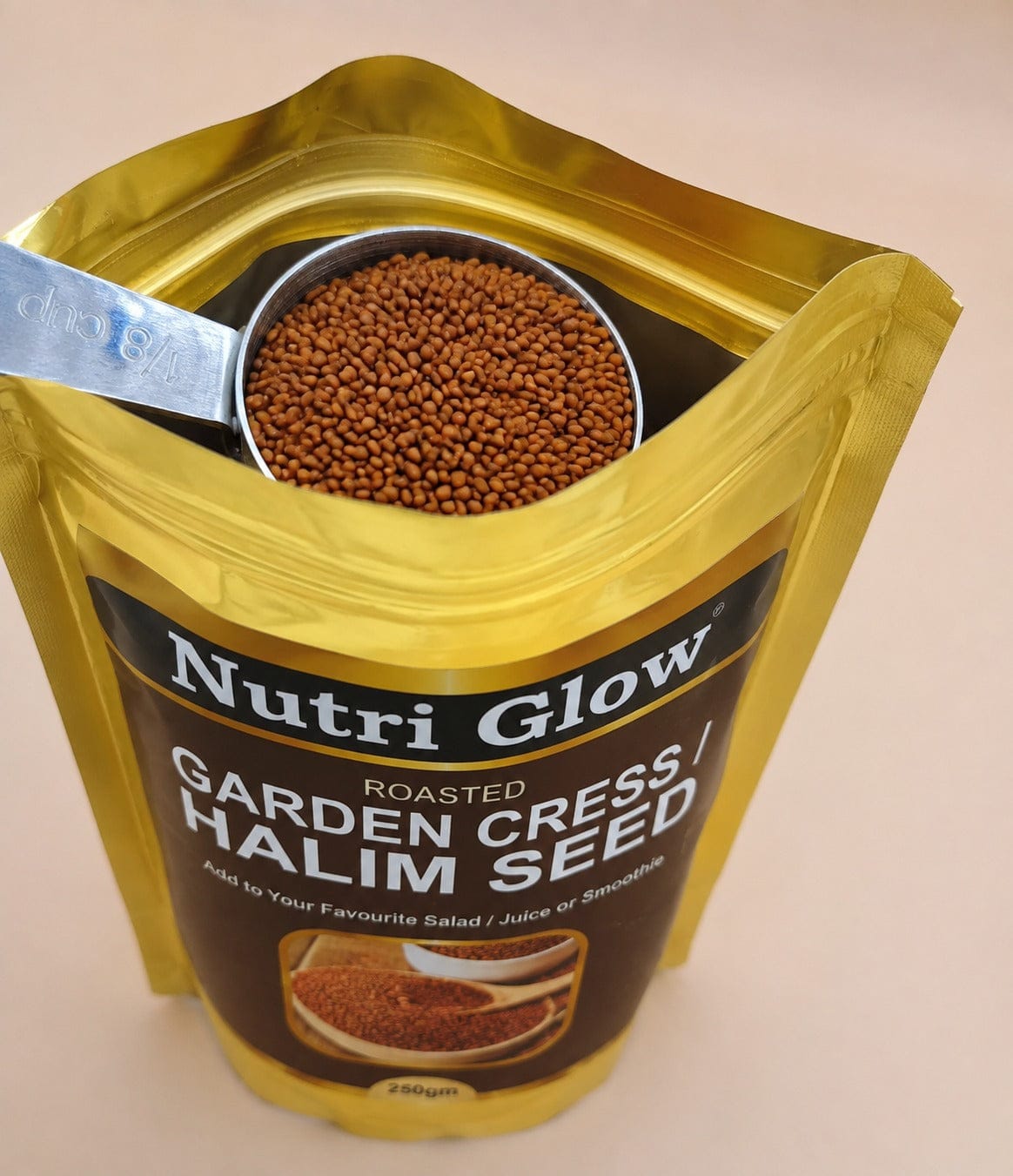 Customer photo review of Nutri Glow Garden Cress (Halim Seeds) – 250g | Ready to Eat