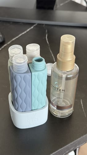 Customer photo review of Reusable Travel Bottles