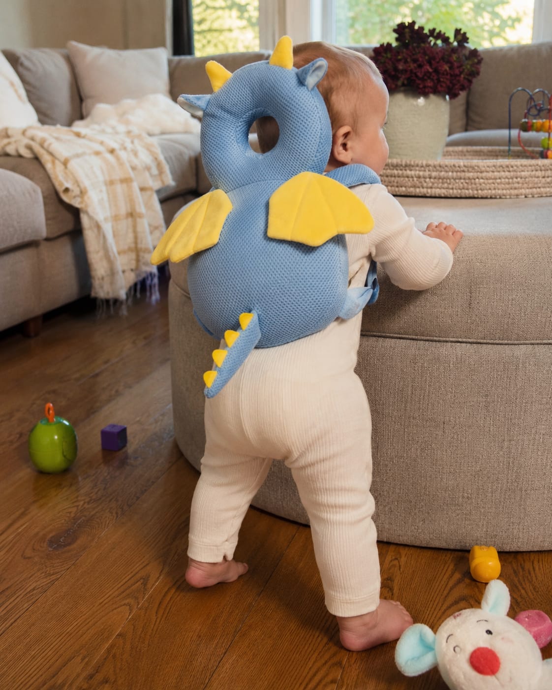 Customer photo review of Little Bloom™ Winged Head Cushion — for Wobbly First Steps