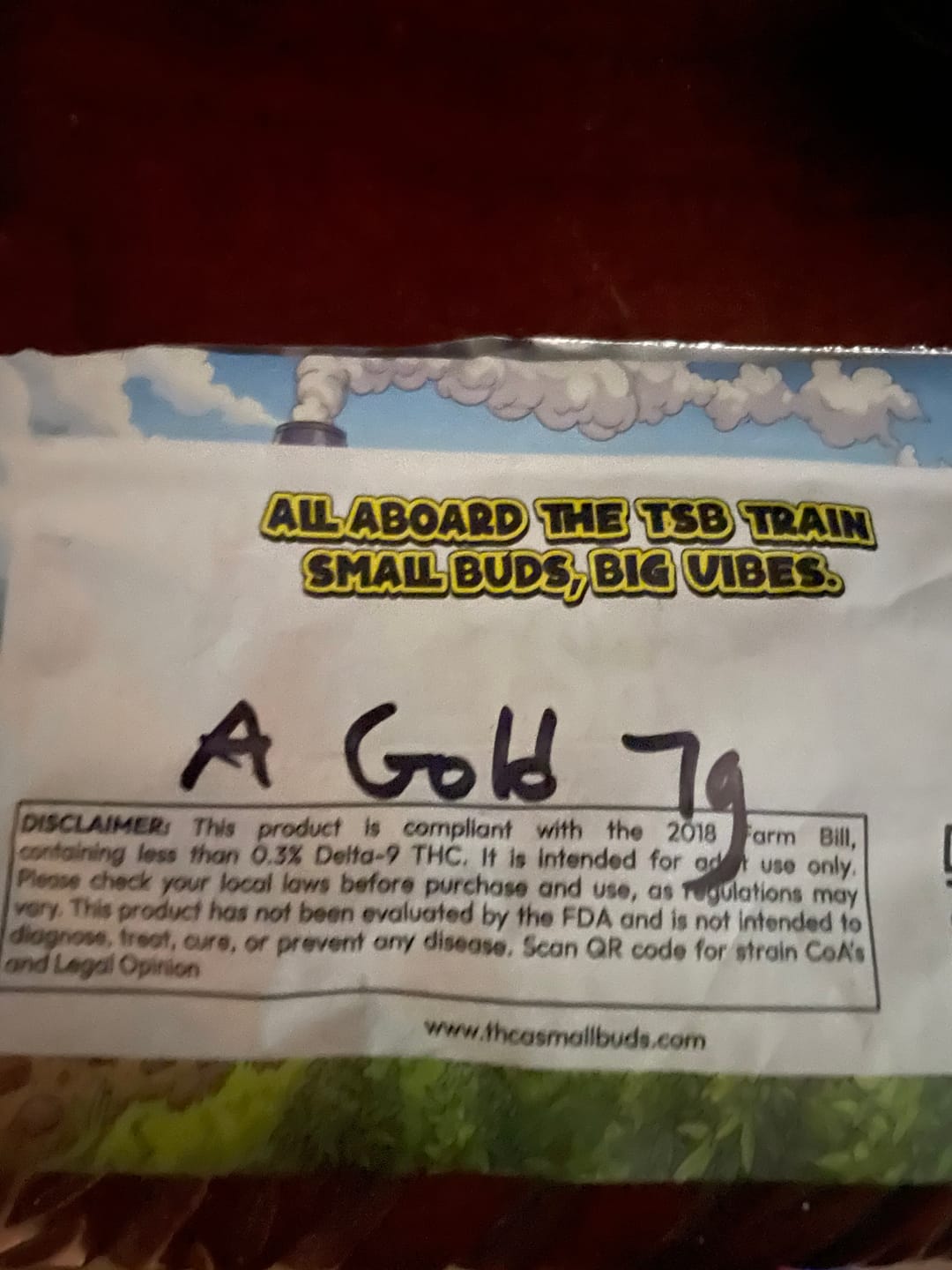 Customer photo review of Acapulco Gold THCA Flower