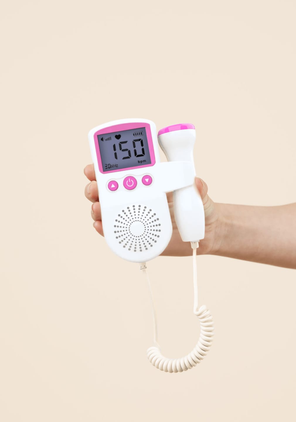 Customer photo review of Fetal Doppler Heartbeat Monitor