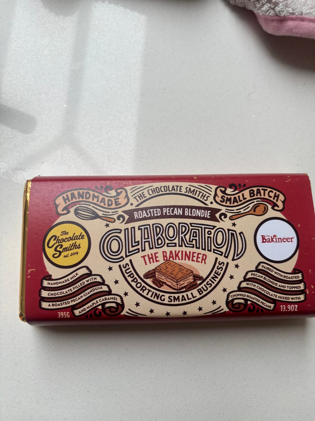 Customer photo review of The Bakineer X The Chocolate Smiths Collaboration 390g