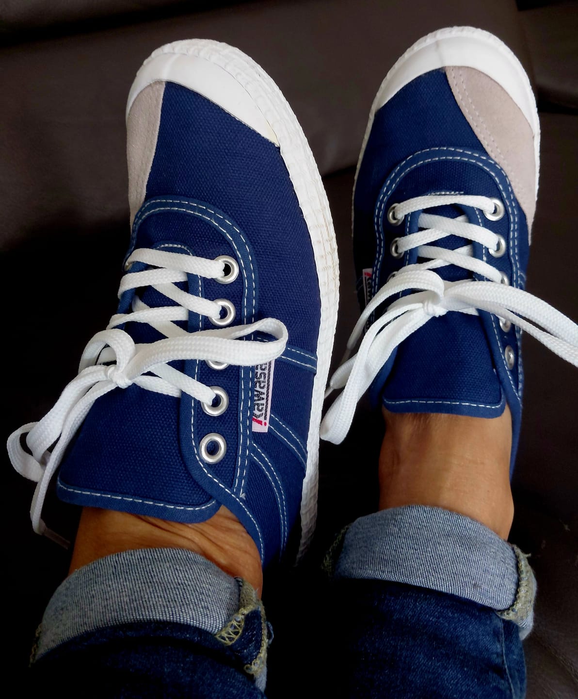 Customer photo review of Estate 212445 - Scarpe Stringate Profilo Basso Uomo / Donna Blu  Uomo KAWASAKI