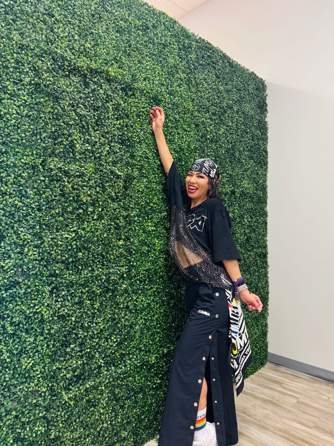 Customer photo review of Rock 'n' Roll Wide Leg Pants With Side Snaps