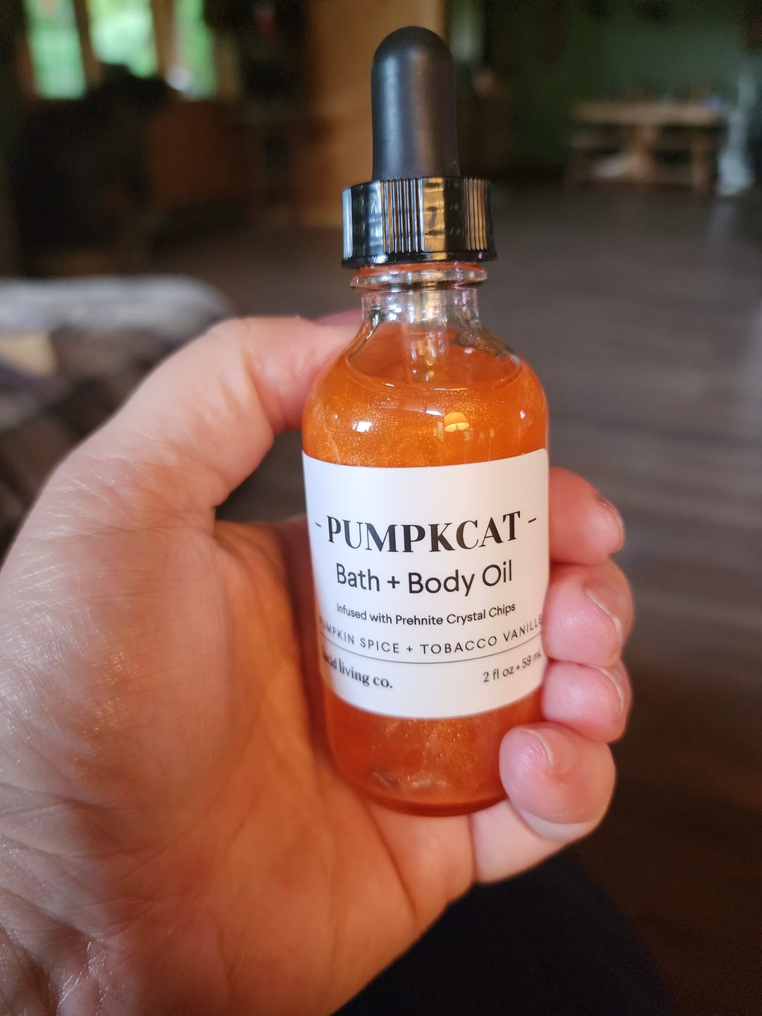 Customer photo review of Pumpkcat Bath & Body Oil