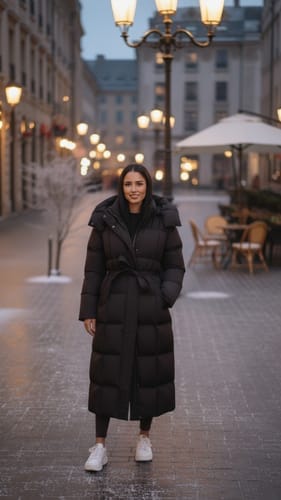 Customer photo review of Hooded Puffer