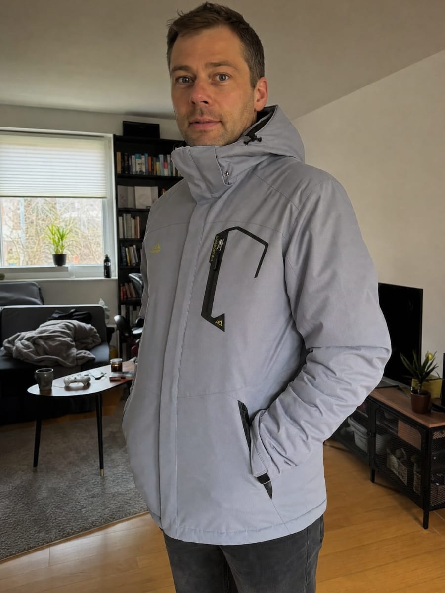 Customer photo review of Wasserdichte Winterjacke - Herren