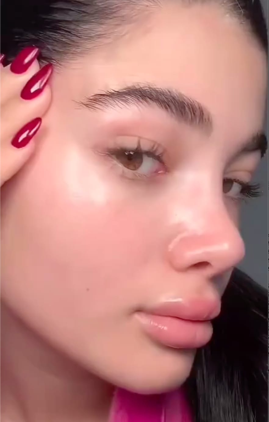 Customer photo review of Salmon PDRN Pink Collagen Jelly Gel Mask