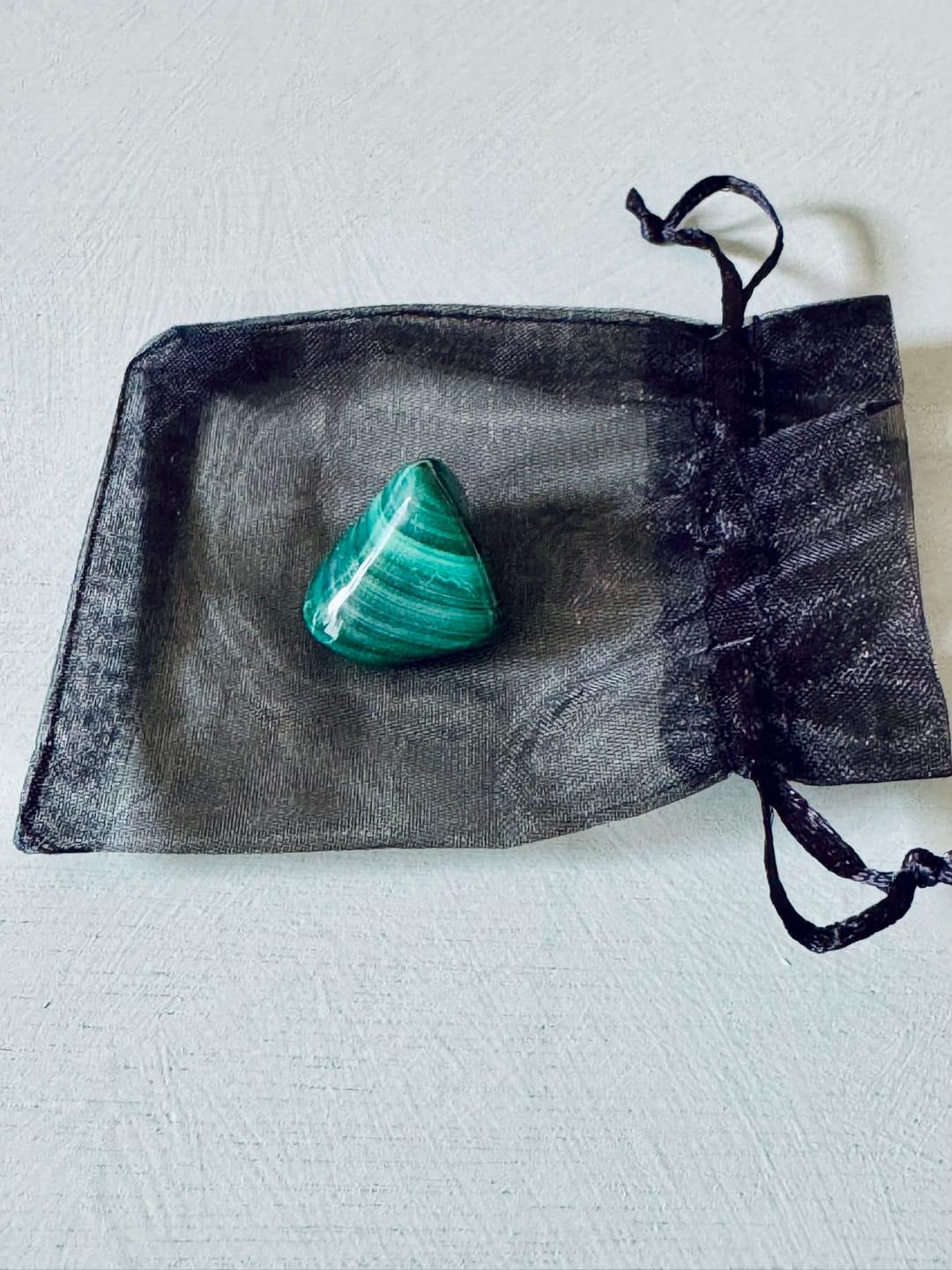 Customer photo review of Malachite - Tumblestone