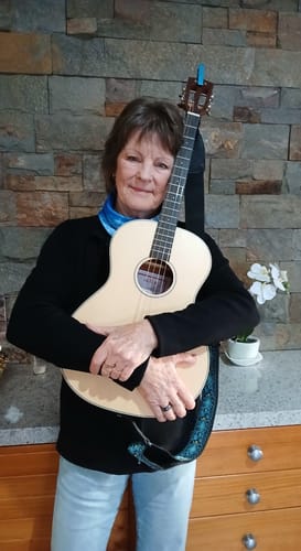 Customer photo review of Solid Spruce Top Pau Ferro Tenor Guitar - Kala KA-GTR | Bright, Versatile & Compact
