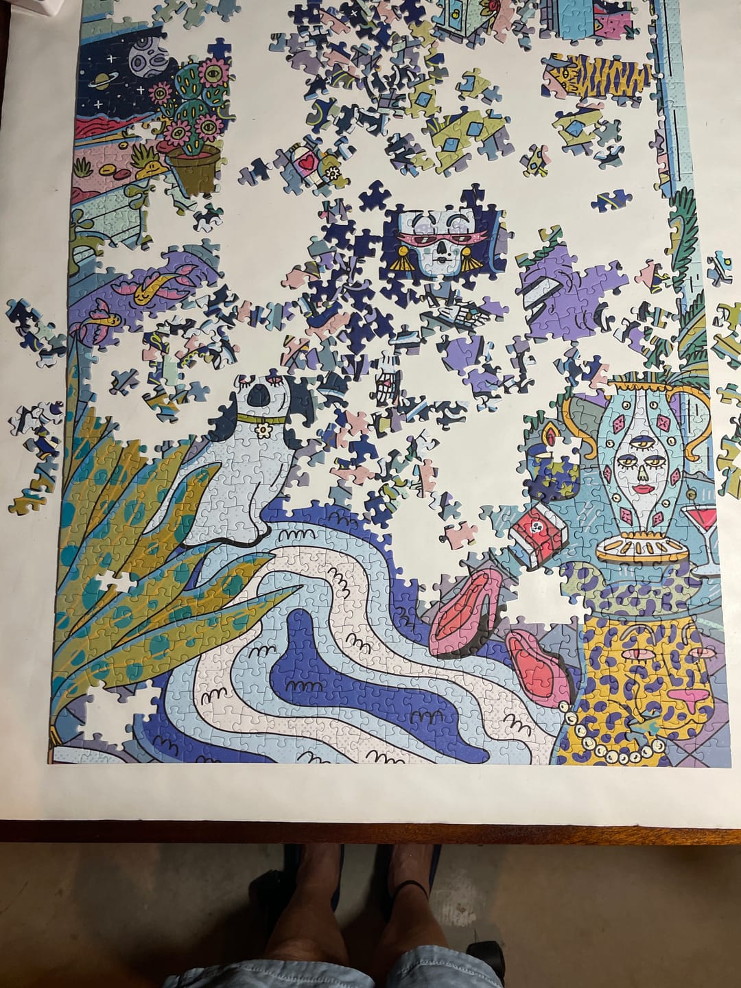 Customer photo review of Moonlight | 1000 Piece Puzzle
