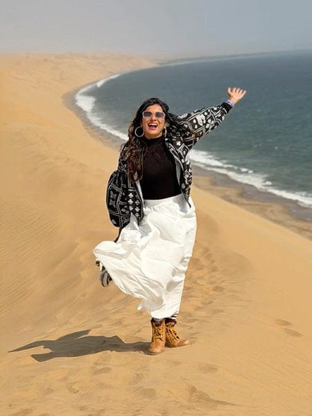 Customer photo review of Tangier Embroidered Twill Bomber Jacket
