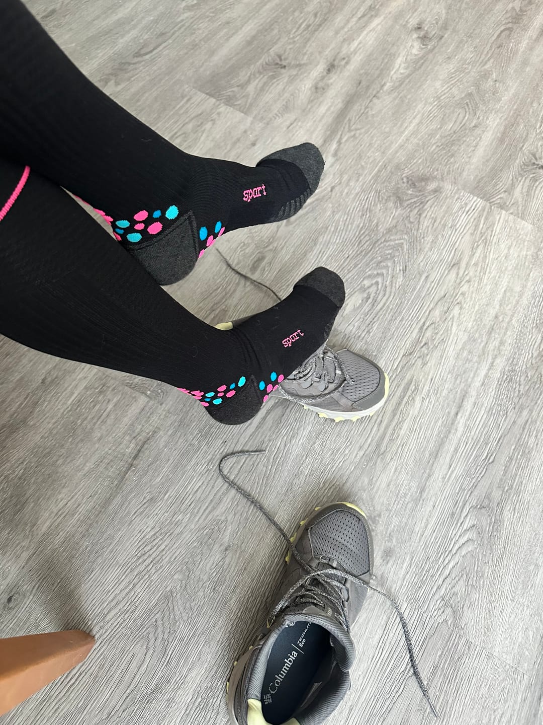 Customer photo review of Calcetin Runner de Compresion EVOLUTION Black + Regalos