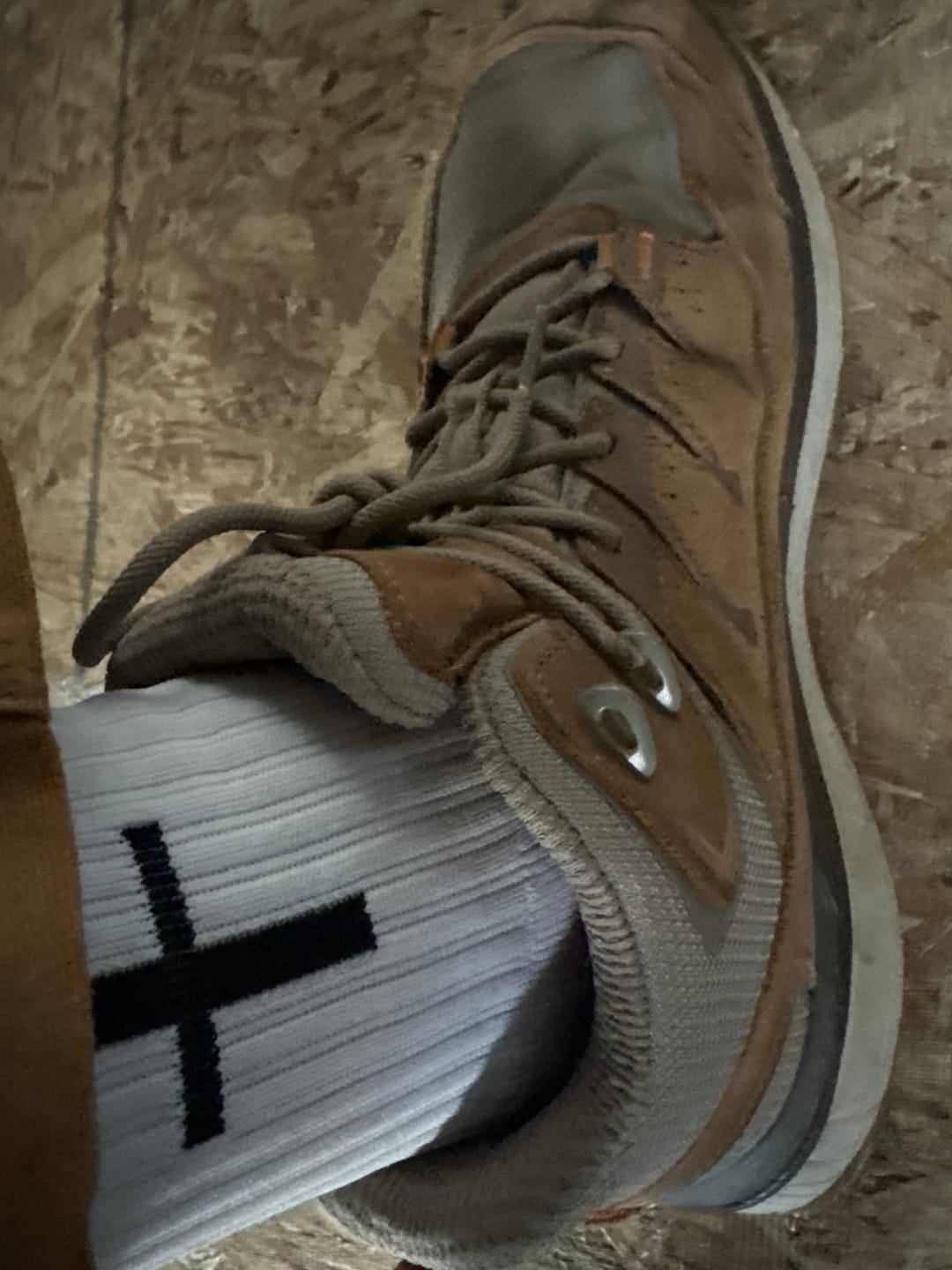 Customer photo review of Christianartworkshop Scripture-Emblazoned Anti-Slip Soccer Socks: PHILIPPIANS 4:13 & PROVERBS 3:5