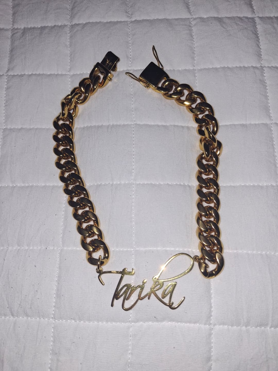 Customer photo review of Custom | Adorn Cuban Necklace (16mm)