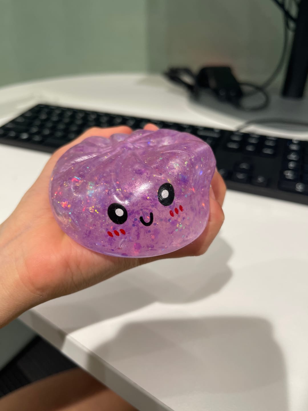 Customer photo review of Mystery Viral Dumpling Squishy 3 Pack