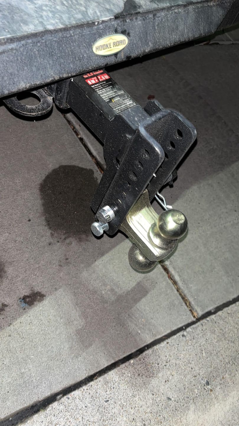 Customer photo review of TYT 22K Heavy-Duty Adjustable Dual-Ball Hitch for 2.5″ Receiver