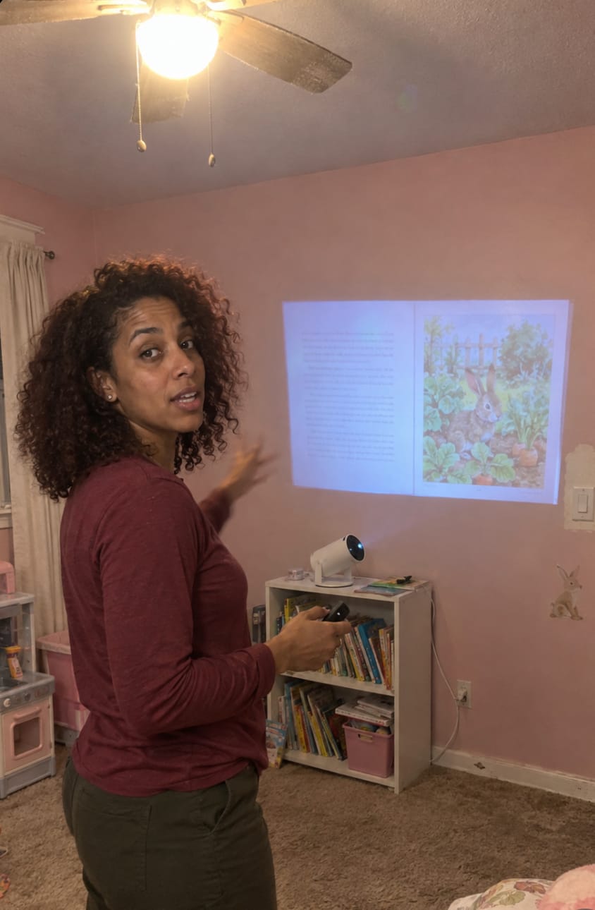 Customer photo review of Dreamora™ Smart Projector