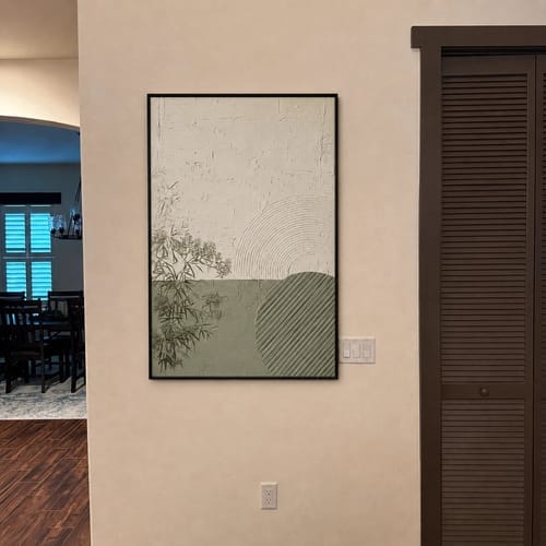 Customer photo review of Textured & Impasto Art｜Quiet Echoes