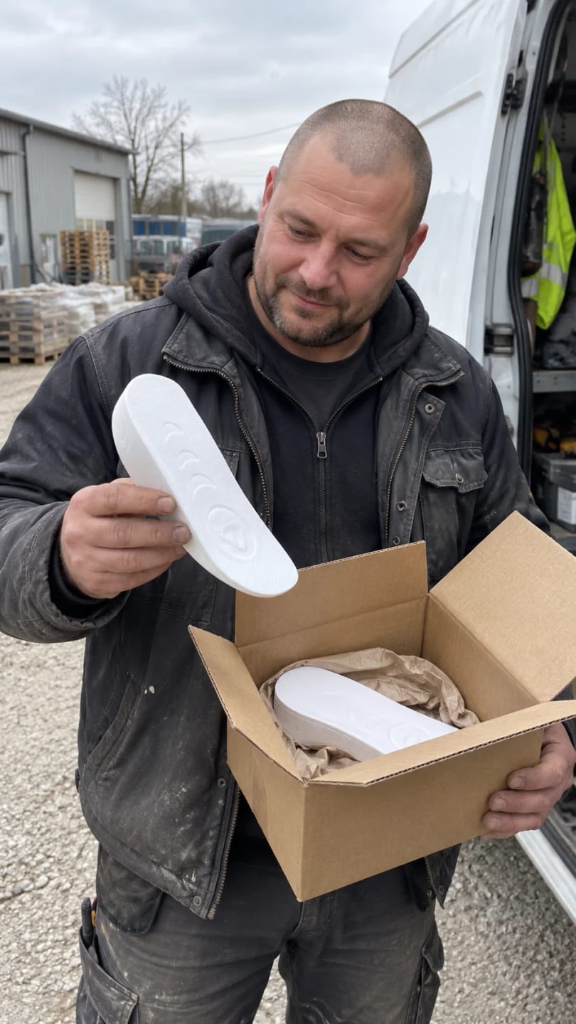Customer photo review of Lendor diszkrét test magasító cipőbetét