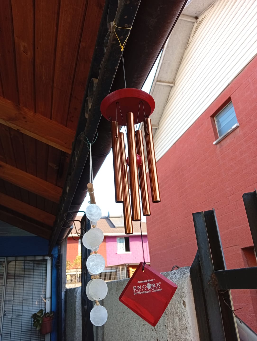 Customer photo review of CAMPANA DE VIENTO MARTE - BRONCE 17"