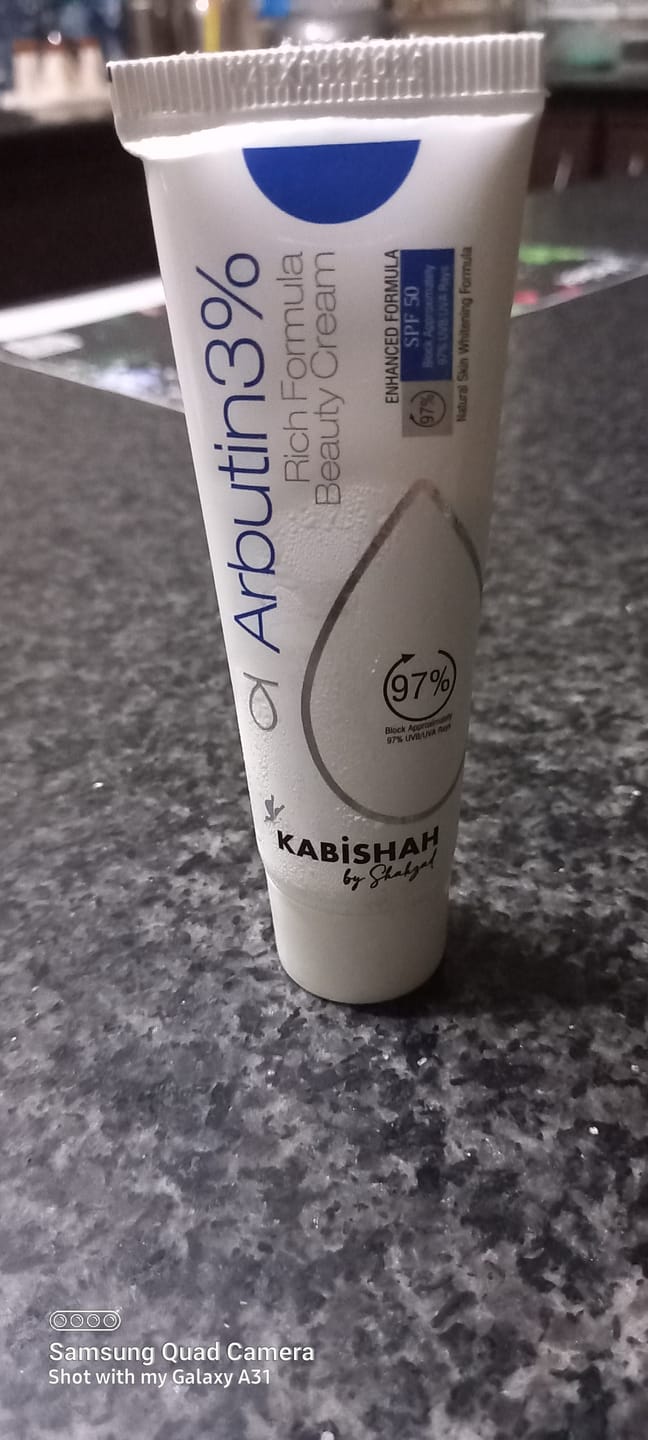 Customer photo review of Arbutin 3% Rich Formula Beauty Cream