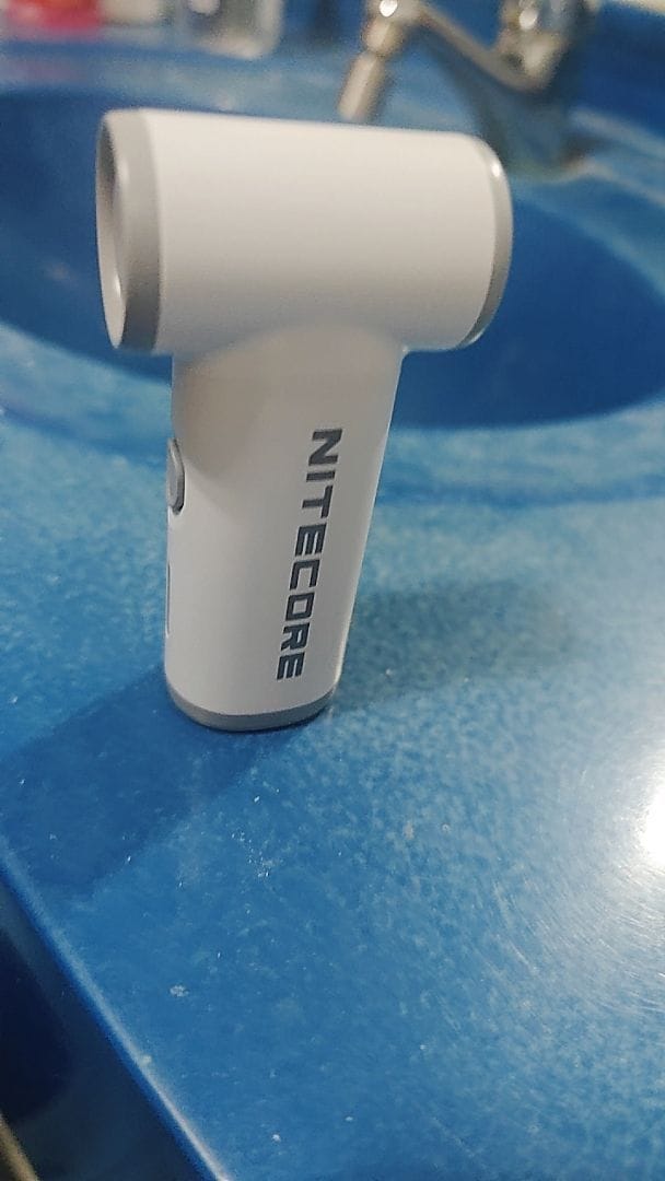 Customer photo review of NEF Nano - Palm-Sized High-Speed Handheld Fan