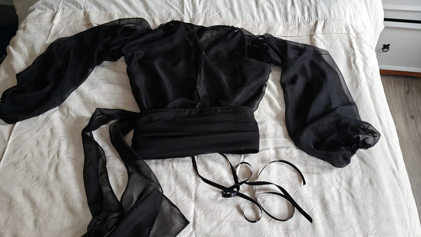 Customer photo review of Plain Chiffon Fabric