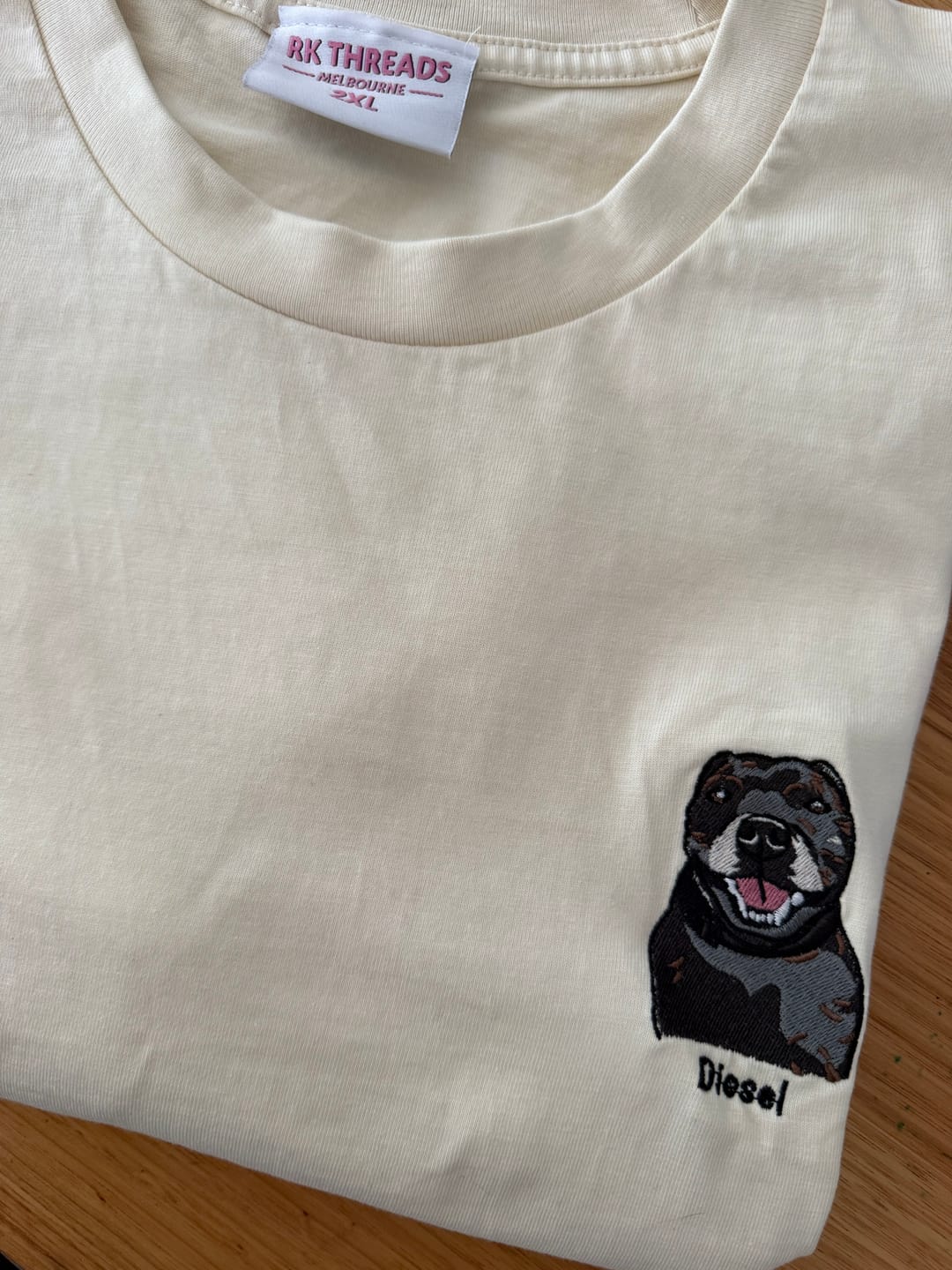 Customer photo review of CUSTOM Men's Pet T-Shirt