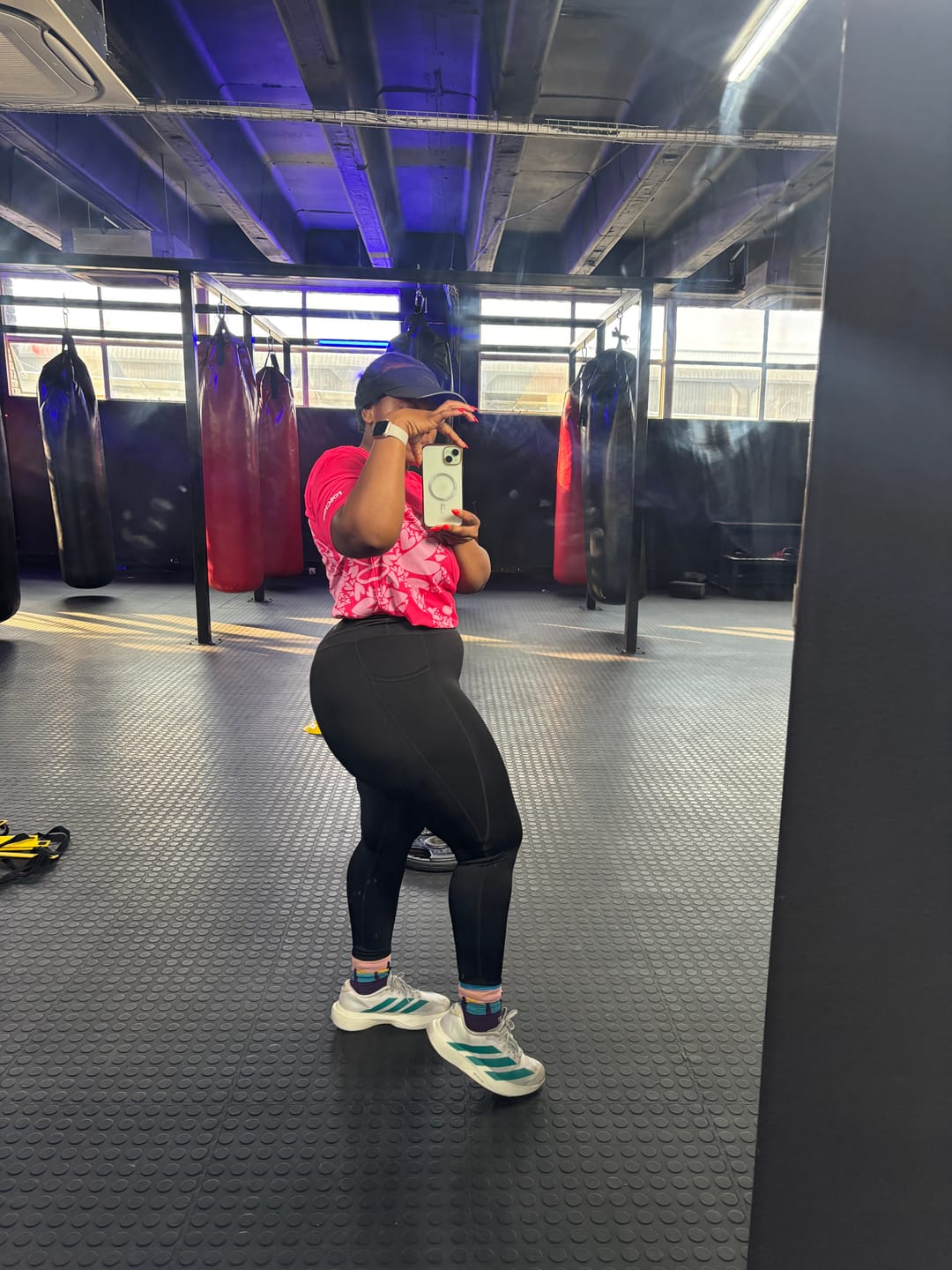 Customer photo review of High Waist Pocket Leggings