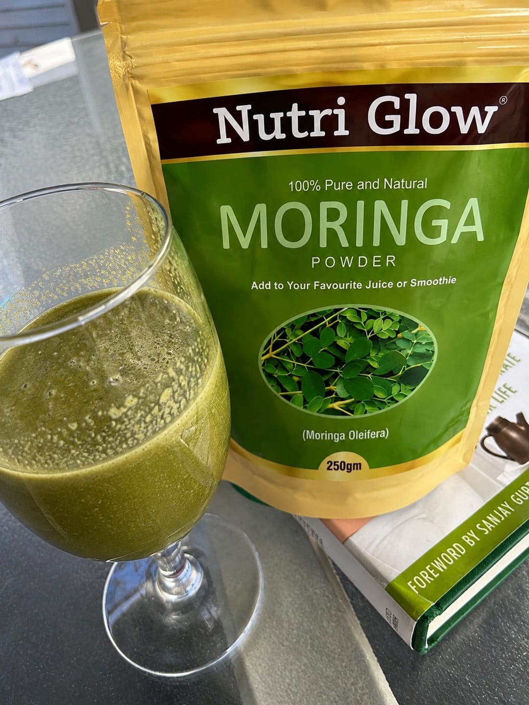 Customer photo review of Nutri Glow Organic Moringa Powder 250gms