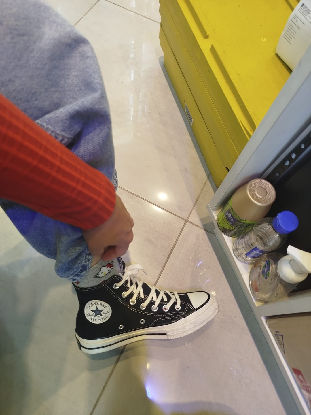 Customer photo review of Zapatillas Converse Chuck 70 Hi Negro Blanco