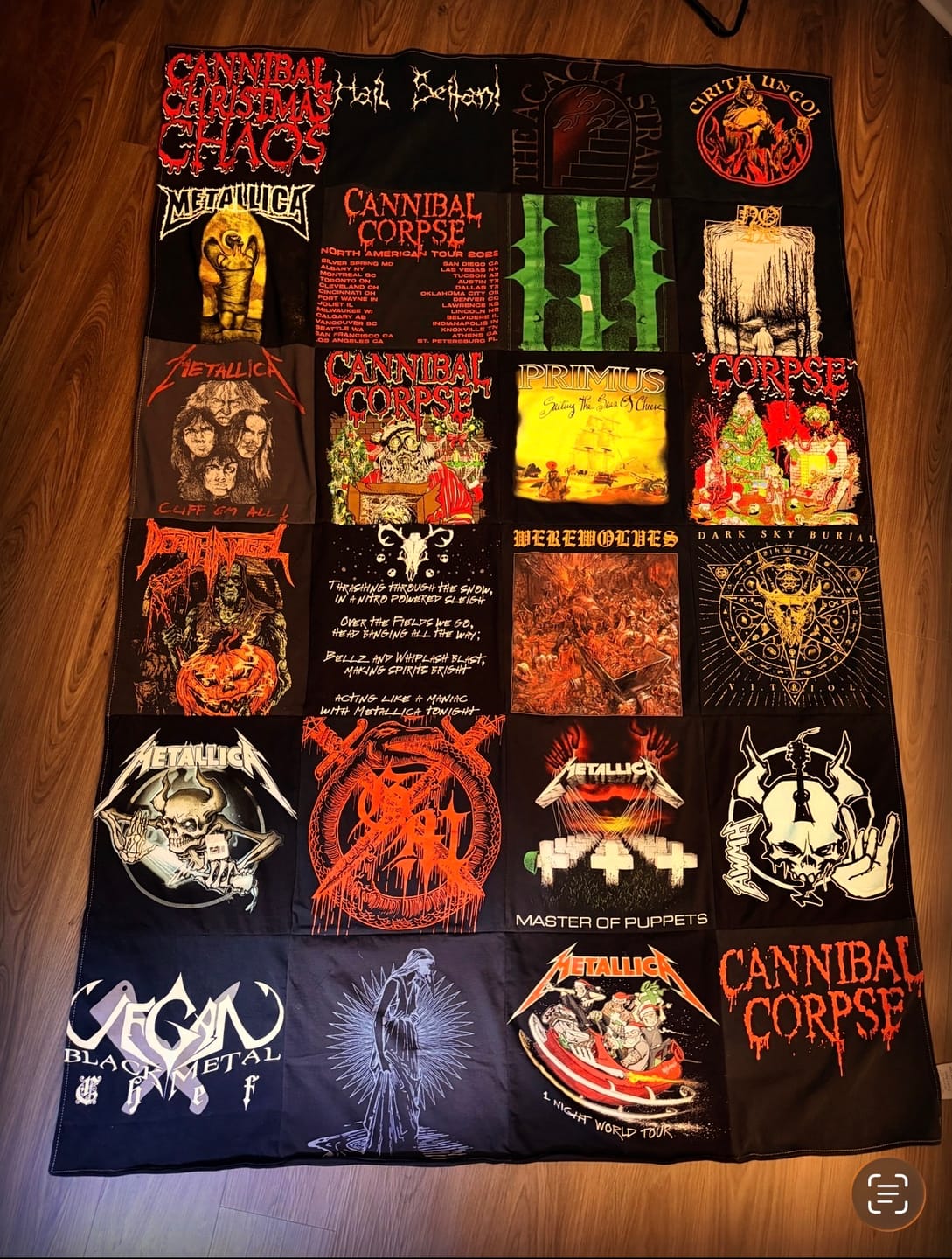 Customer photo review of Project Repat T-Shirt Quilt