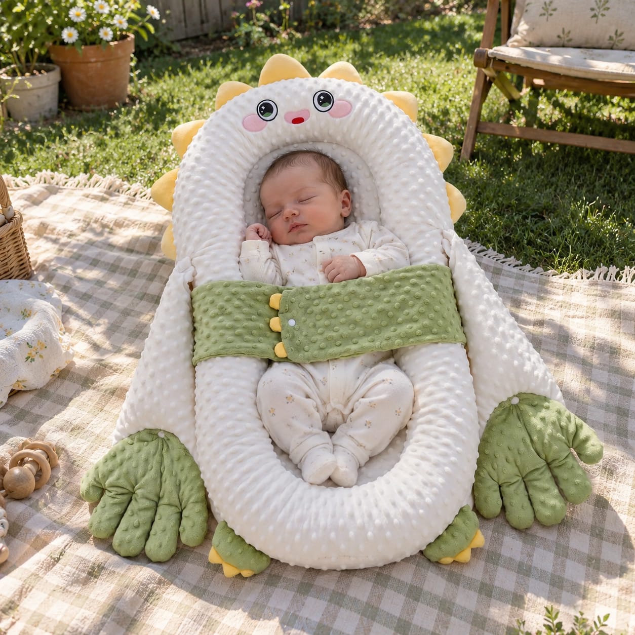Customer photo review of HuggyNest Cozy Hug Pillow